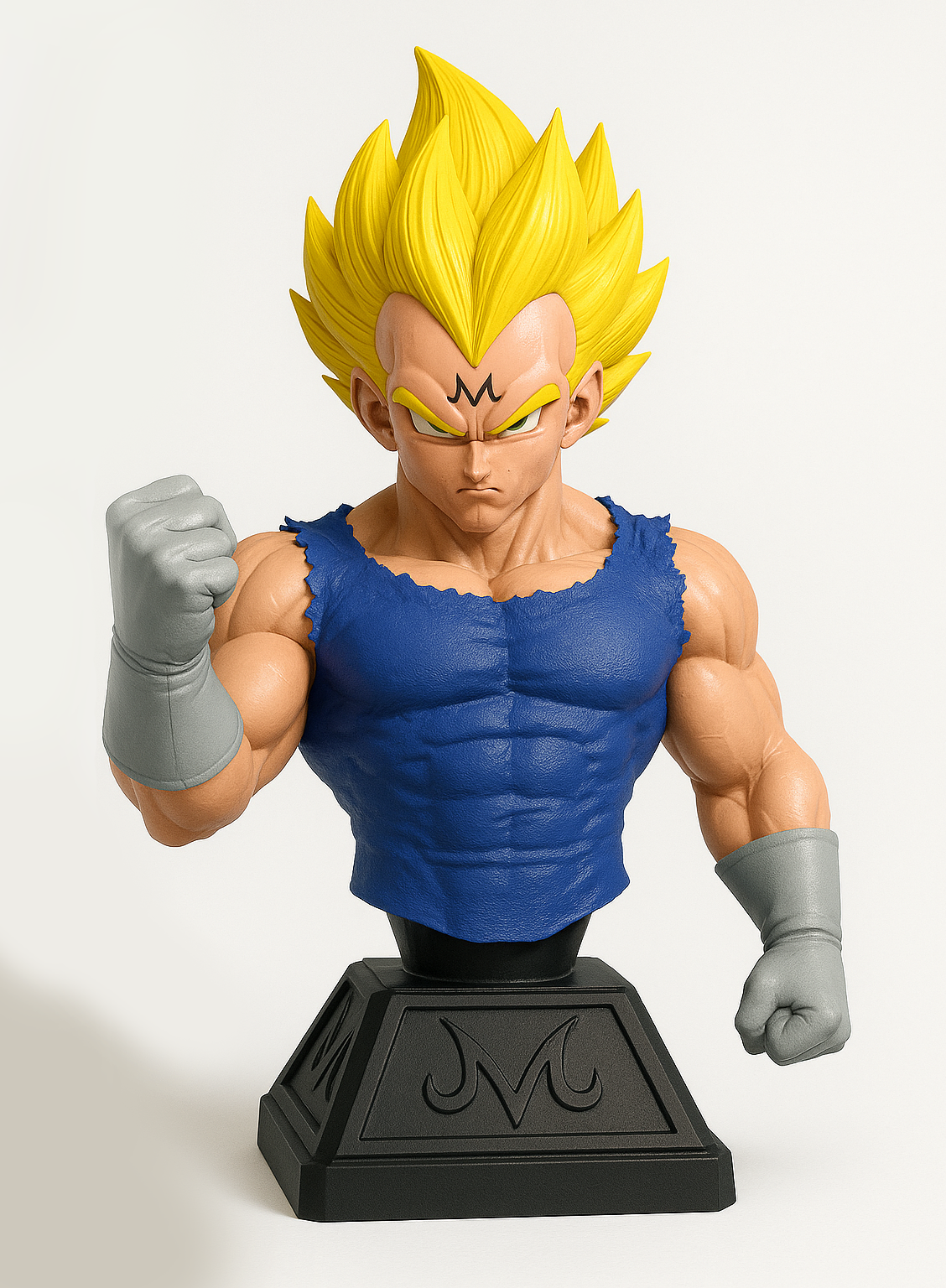 Buste fan art inspiré de Dragon Ball Z – création non officielle