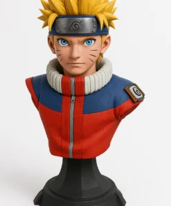 Buste fan art inspiré de Naruto – création non officielle