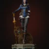 Figurine fan art inspirée de Caitlyn de League of Legends – création non officielle