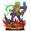 Figurine fan art inspirée de Broly de Dragon Ball – version combat – création non officielle