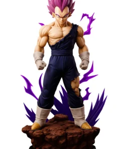 Figurine fan art inspirée de Vegeta de Dragon Ball Z – création non officielle