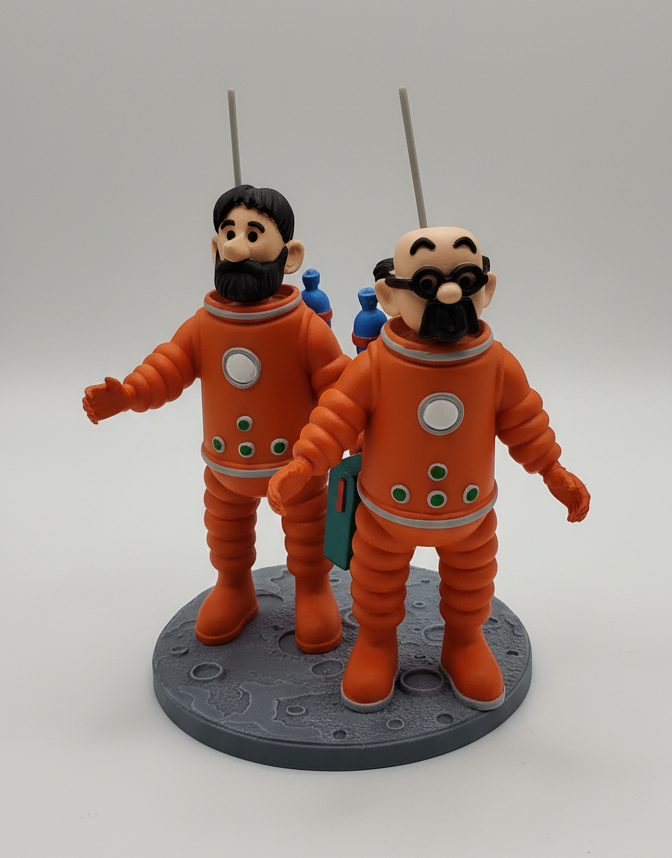 Figurine Fan Art - Équipage Lunaire (H&T)