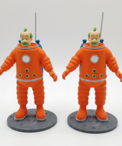 Figurine Fan Art - Dupond & Dupont "Effet Or Noir"