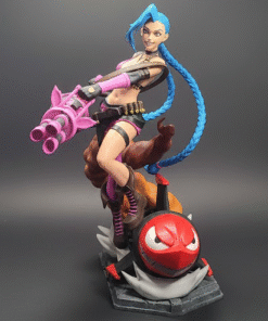 Alternative view of Figurine fan art – Statue de collection inspirée de Jinx