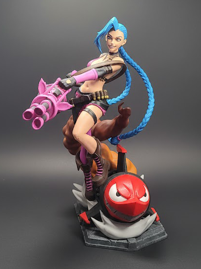 Figurine fan art – Statue de collection inspirée de Jinx – Image 2
