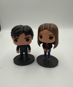 Duo Damon & Elena – Style Pop – Peint à la main